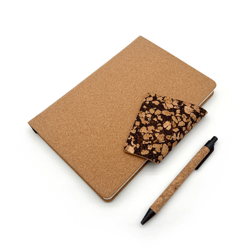 Wholesale A5 eco-friendly coffee grounds buckle notebook wheat straw splicing diary notepad